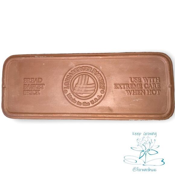 Longaberger Pottery Bread Basket Brick - Picture 1 of 6